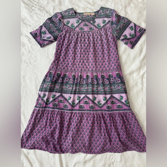 Cotton Dress Floral Fun Print 100% Cotton - Picture 2 of 10